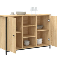 Sideboard Sonoma-Eiche 100x35x70 cm Holzwerkstoff