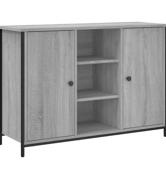 Sideboard Grau Sonoma 100x35x70 cm Holzwerkstoff