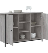 Sideboard Grau Sonoma 100x35x70 cm Holzwerkstoff