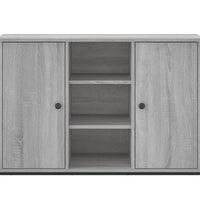 Sideboard Grau Sonoma 100x35x70 cm Holzwerkstoff