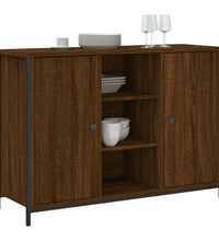 Sideboard Braun Eichen-Optik 100x35x70 cm Holzwerkstoff