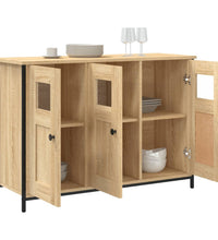 Sideboard Sonoma-Eiche 100x35x70 cm Holzwerkstoff