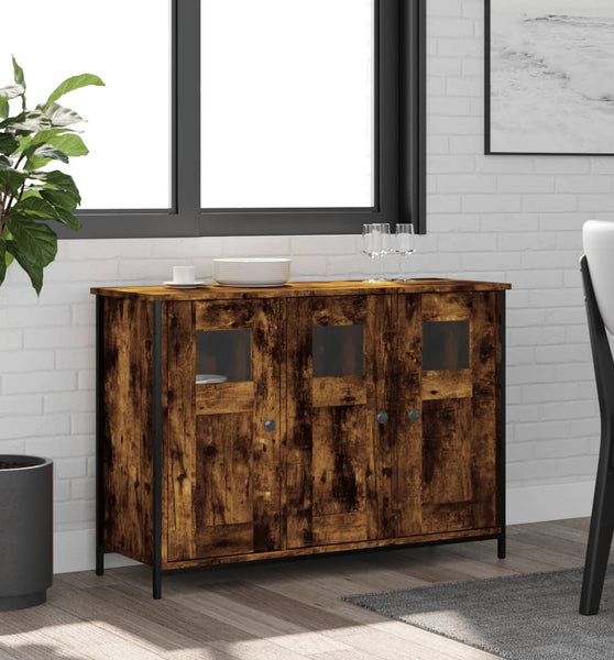 Sideboard Räuchereiche 100x35x70 cm Holzwerkstoff