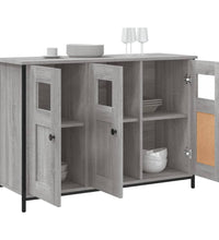 Sideboard Grau Sonoma 100x35x70 cm Holzwerkstoff