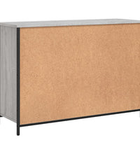 Sideboard Grau Sonoma 100x35x70 cm Holzwerkstoff