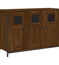 Sideboard Braun Eichen-Optik 100x35x70 cm Holzwerkstoff