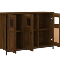 Sideboard Braun Eichen-Optik 100x35x70 cm Holzwerkstoff