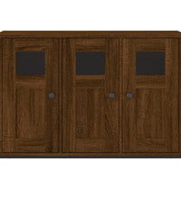 Sideboard Braun Eichen-Optik 100x35x70 cm Holzwerkstoff