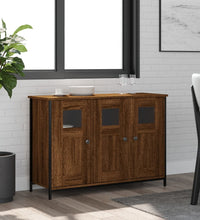 Sideboard Braun Eichen-Optik 100x35x70 cm Holzwerkstoff