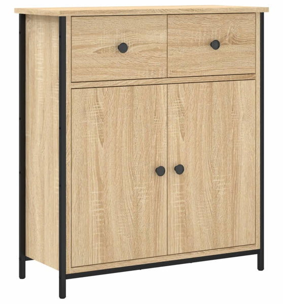 Sideboard Sonoma-Eiche 70x30x80 cm Holzwerkstoff