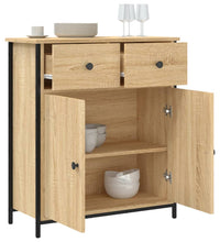 Sideboard Sonoma-Eiche 70x30x80 cm Holzwerkstoff