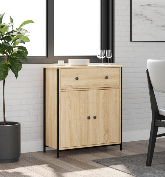 Sideboard Sonoma-Eiche 70x30x80 cm Holzwerkstoff