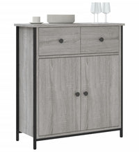 Sideboard Grau Sonoma 70x30x80 cm Holzwerkstoff