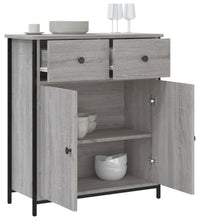 Sideboard Grau Sonoma 70x30x80 cm Holzwerkstoff