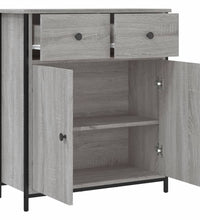 Sideboard Grau Sonoma 70x30x80 cm Holzwerkstoff