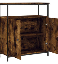 Sideboard Räuchereiche 70x30x80 cm Holzwerkstoff
