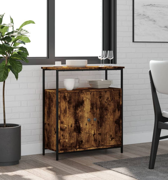 Sideboard Räuchereiche 70x30x80 cm Holzwerkstoff