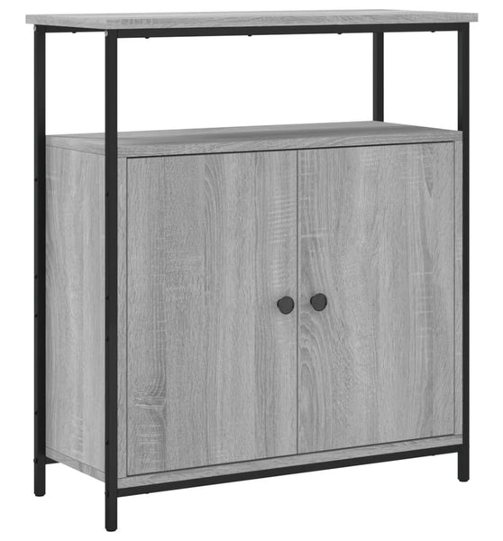 Sideboard Grau Sonoma 70x30x80 cm Holzwerkstoff