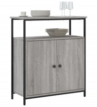 Sideboard Grau Sonoma 70x30x80 cm Holzwerkstoff