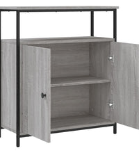 Sideboard Grau Sonoma 70x30x80 cm Holzwerkstoff