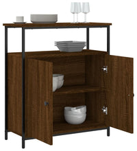 Sideboard Braun Eichen-Optik 70x30x80 cm Holzwerkstoff
