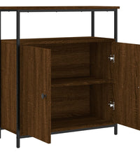 Sideboard Braun Eichen-Optik 70x30x80 cm Holzwerkstoff