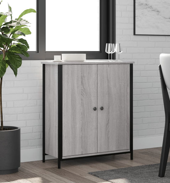 Sideboard Grau Sonoma 70x30x80 cm Holzwerkstoff