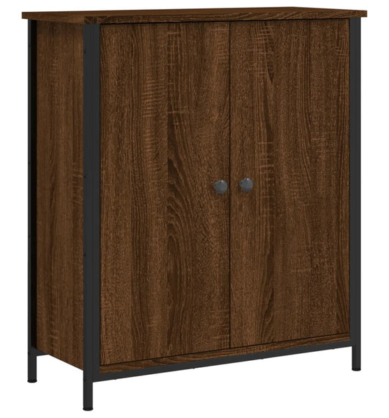 Sideboard Braun Eichen-Optik 70x30x80 cm Holzwerkstoff