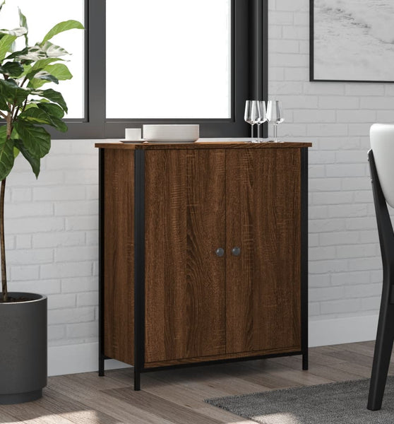 Sideboard Braun Eichen-Optik 70x30x80 cm Holzwerkstoff