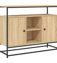 Sideboard Sonoma-Eiche 100x35x80 cm Holzwerkstoff