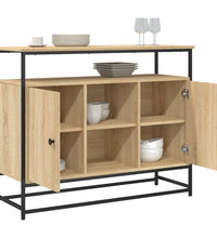 Sideboard Sonoma-Eiche 100x35x80 cm Holzwerkstoff