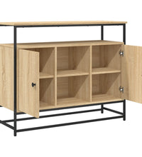 Sideboard Sonoma-Eiche 100x35x80 cm Holzwerkstoff