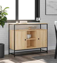 Sideboard Sonoma-Eiche 100x35x80 cm Holzwerkstoff