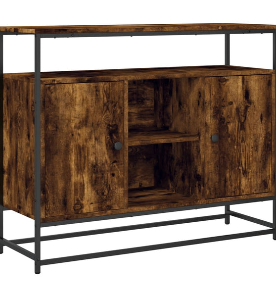 Sideboard Räuchereiche 100x35x80 cm Holzwerkstoff