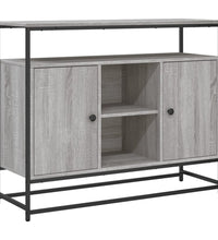 Sideboard Grau Sonoma 100x35x80 cm Holzwerkstoff