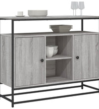 Sideboard Grau Sonoma 100x35x80 cm Holzwerkstoff