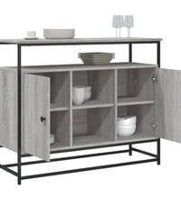 Sideboard Grau Sonoma 100x35x80 cm Holzwerkstoff