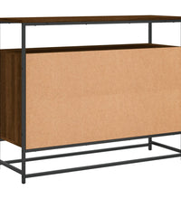Sideboard Braun Eichen-Optik 100x35x80 cm Holzwerkstoff
