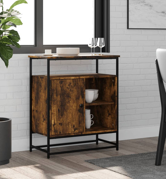 Sideboard Räuchereiche 69x35x80 cm Holzwerkstoff