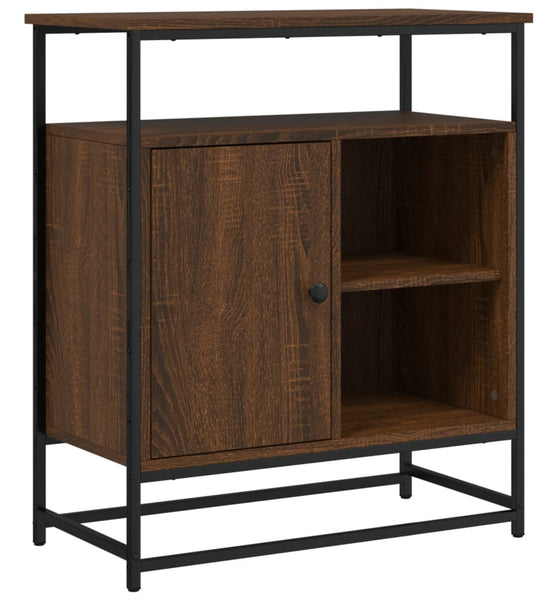 Sideboard Braun Eichen-Optik 69x35x80 cm Holzwerkstoff