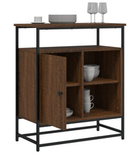 Sideboard Braun Eichen-Optik 69x35x80 cm Holzwerkstoff