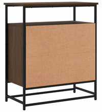 Sideboard Braun Eichen-Optik 69x35x80 cm Holzwerkstoff
