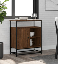 Sideboard Braun Eichen-Optik 69x35x80 cm Holzwerkstoff
