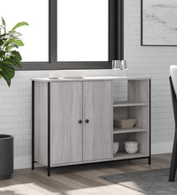 Sideboard Grau Sonoma 100x33x75 cm Holzwerkstoff