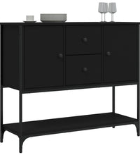 Sideboard Schwarz 100x36x85 cm Holzwerkstoff