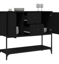 Sideboard Schwarz 100x36x85 cm Holzwerkstoff