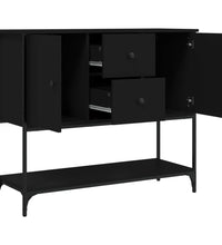 Sideboard Schwarz 100x36x85 cm Holzwerkstoff