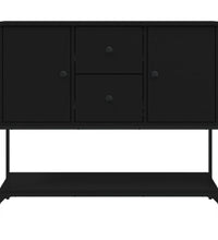 Sideboard Schwarz 100x36x85 cm Holzwerkstoff