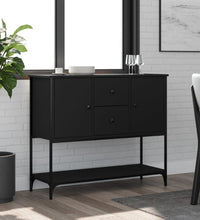 Sideboard Schwarz 100x36x85 cm Holzwerkstoff