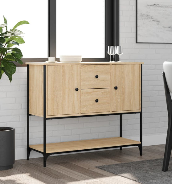 Sideboard Sonoma-Eiche 100x36x85 cm Holzwerkstoff